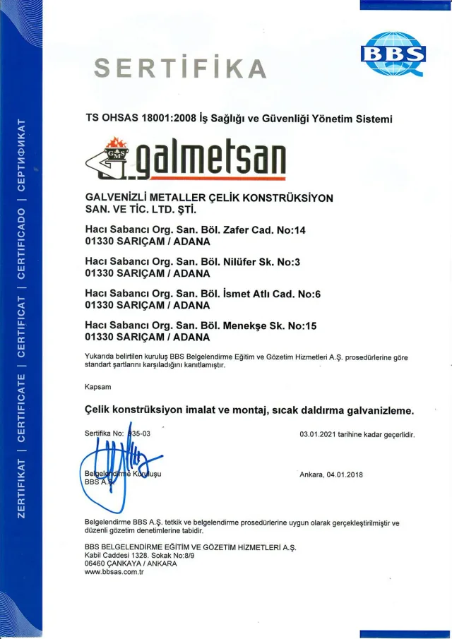 OHSAS 18001:2008 — İş sağlığı ve güvenliği (TR)