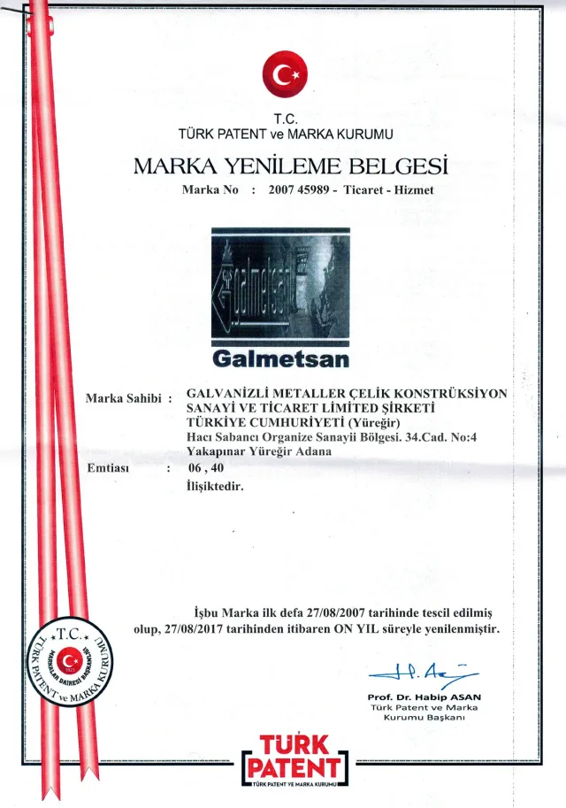 Marka yenileme belgesi